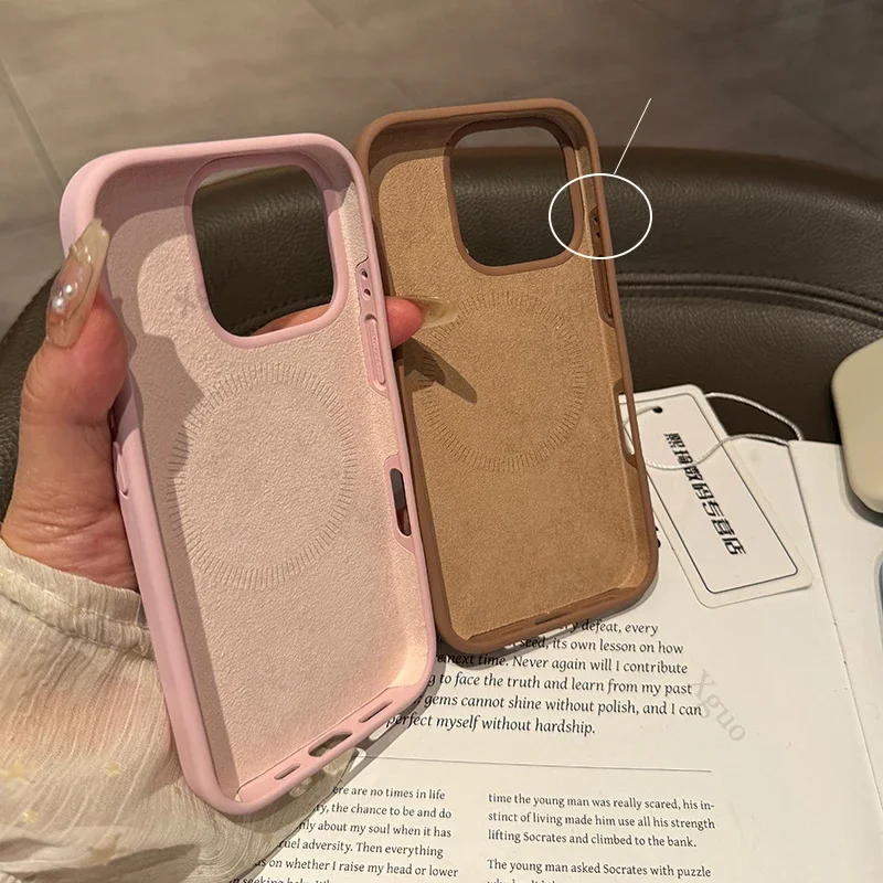 Официальный жидкий силиконовый магнитный чехол для телефона iPhone 16 15 14 12 13 11 Pro Max