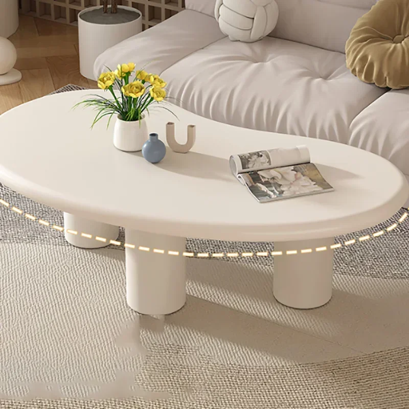 Нестандартная искусственная маленькая белая дизайнерская обеденная комната