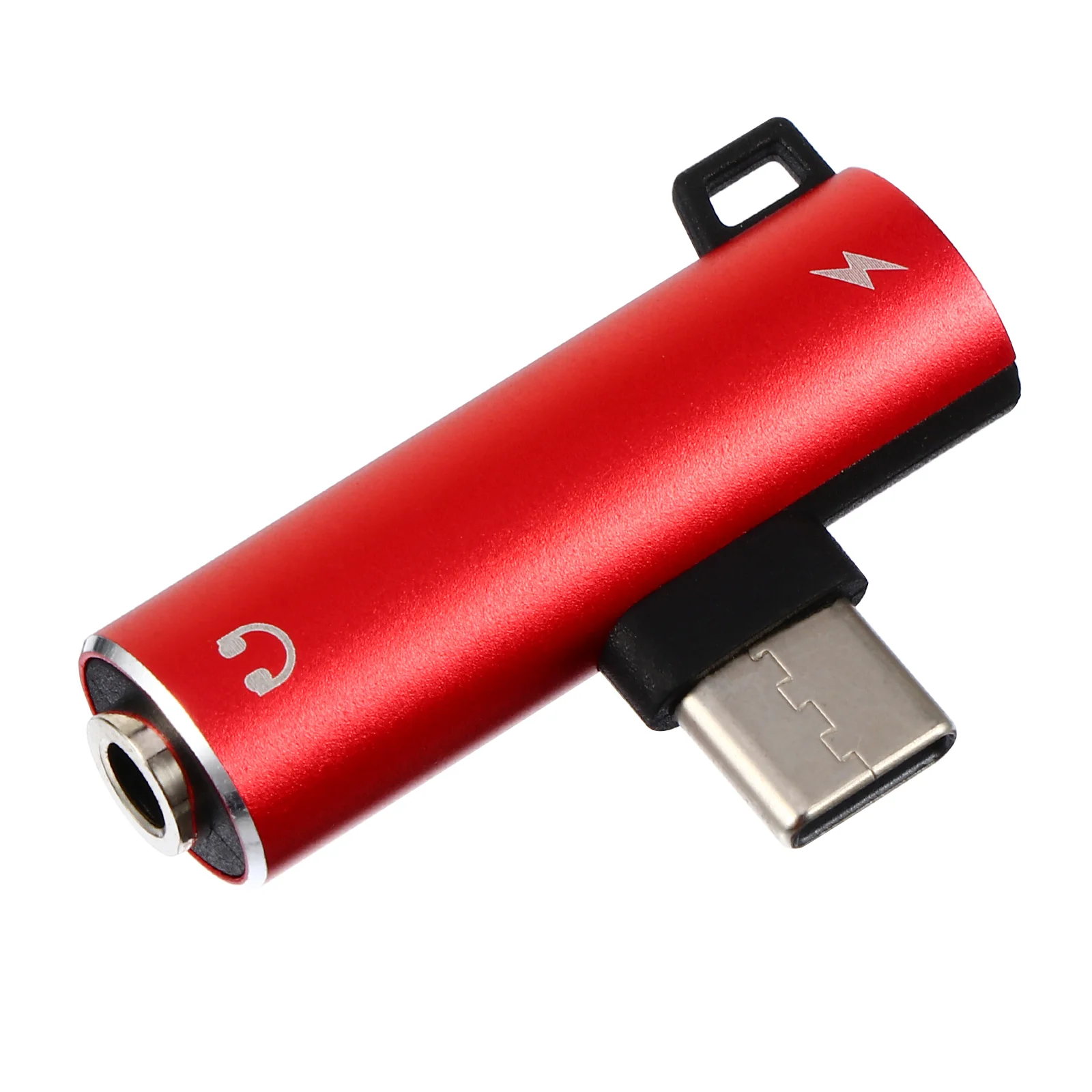

Headphone Adapter Audio Earphone Jack USB Adaptor Conversion Line Aluminum Alloy