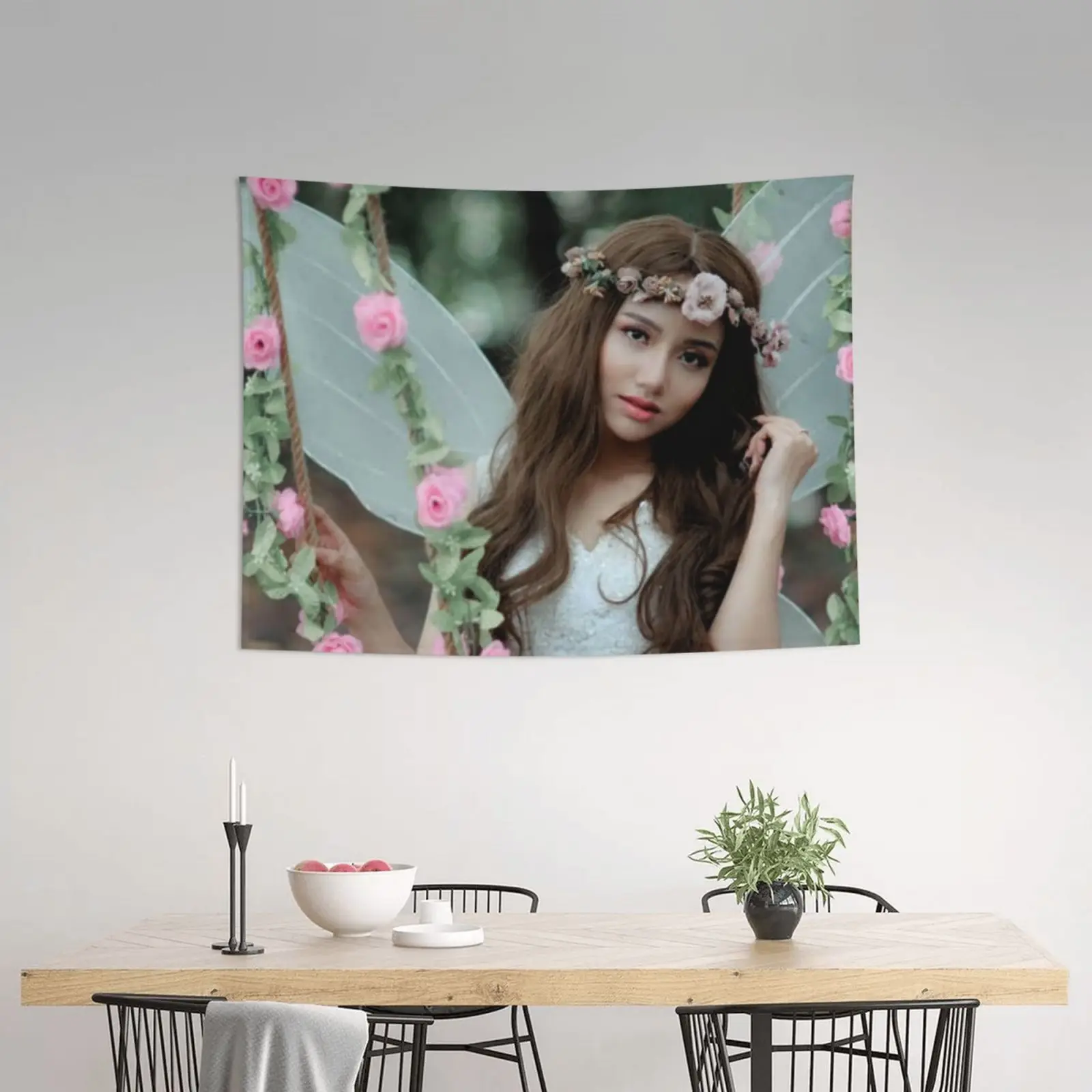 

Custom Your Picture Tapestry, Personalized Wedding Gift Wedding Decor Wall Hanging for Room