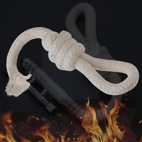10pcs wire lighter cotton core wick kerosene oil lighter accessories replacement for petrol lighter fire starter bul e4s0