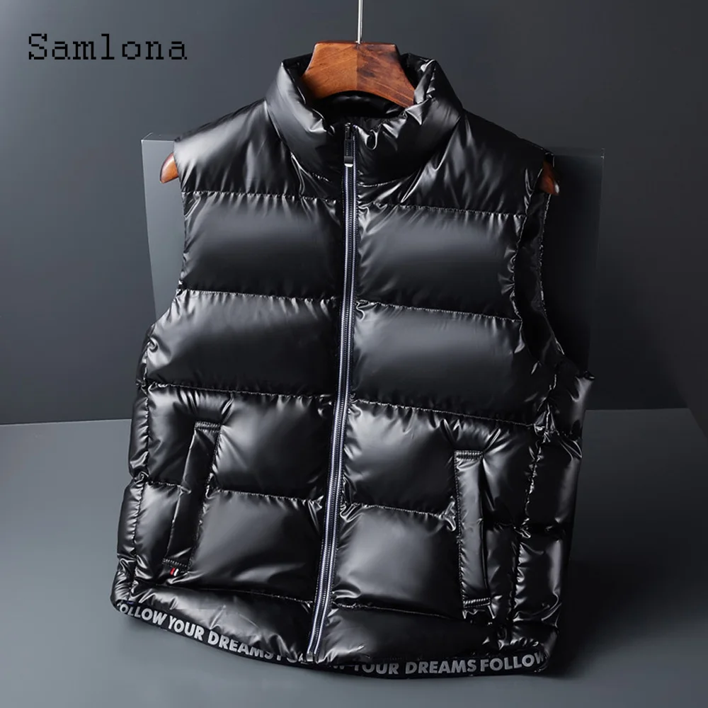 Plus Size 8xl Men Vinatge Pleated Cotton Jackets Winter Sleeveless retro Pockets Jacket Down Coats Sexy Fashion Streetwear 2022