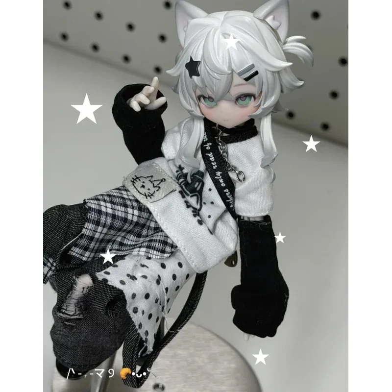 Фото Непригодная для еды кукла Lunar Lore Meow Meow Meow Power Series, подвесная карточка, 1/8 BJD, слепая коробка, загадочная доставка кукол в октябре. №5