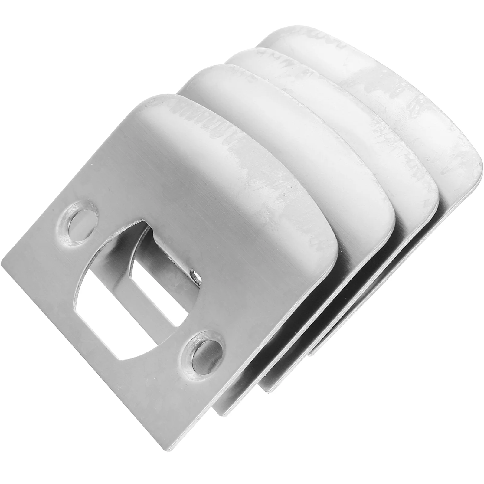 

Door Plate Strike Hole Deadbolt Cover Plates Reinforcement Filler Covers Kit Knob Doors Interior Exterior Backplate Extended