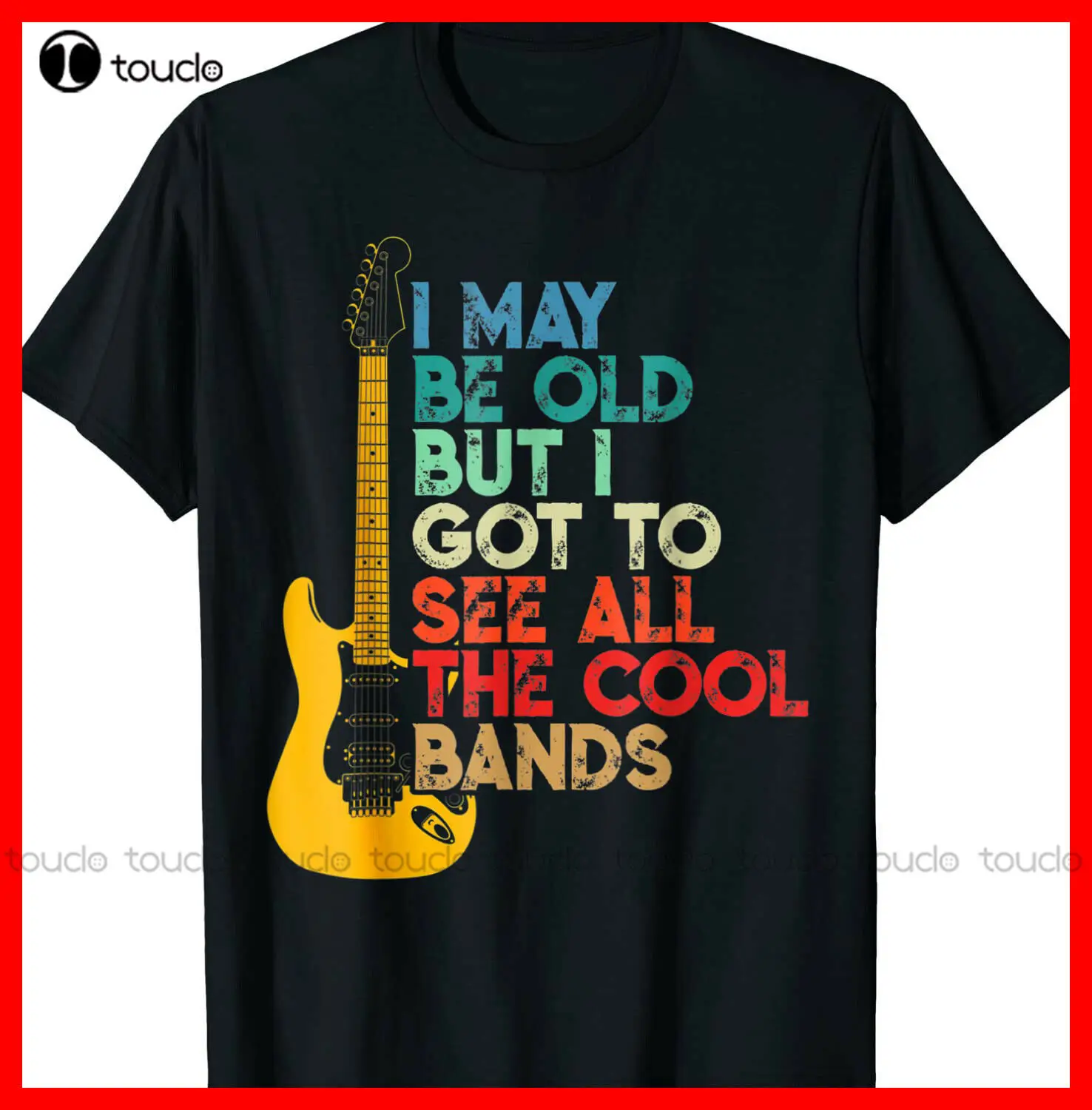 

I May Be Old But I Got To See All The Cool Bands T-Shirt Button Up Shirt Women Make Your Design Funny Art Streetwear Cartoon Tee