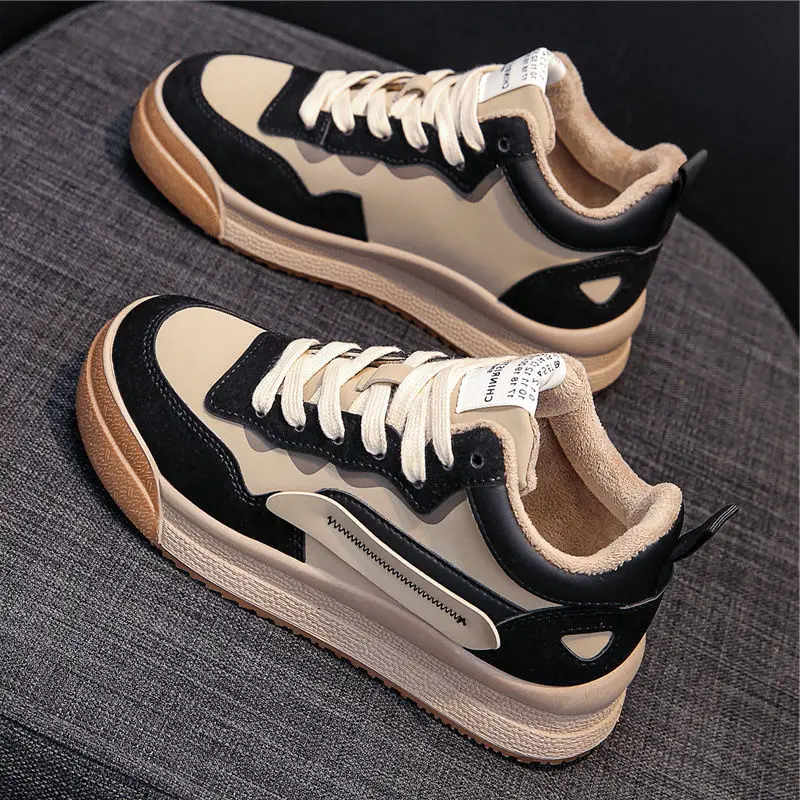 

Women's Sneakers Sports Shoes Platform Vulcanized Flats Fashion Casual Female Harajuku Athletic Black 2022 Dropshipping