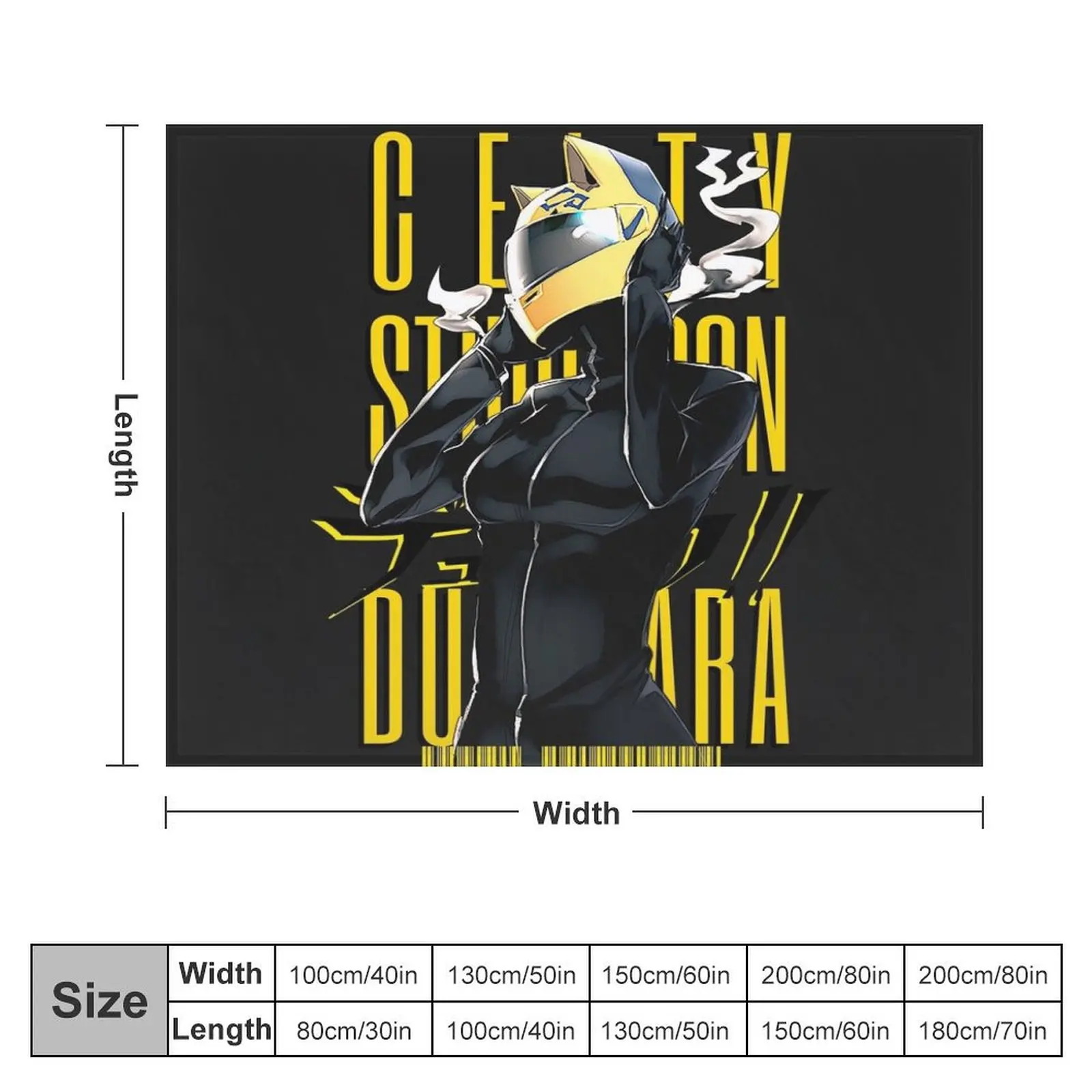 Чехлы для кровати Celty Sturluson Durarara (черные)