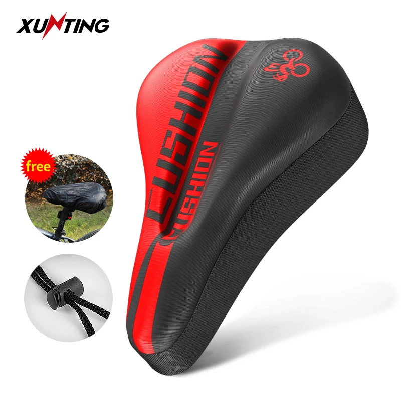 Bike Saddle Cover Cushion Road Comfortable Breathable Bicycle Saddles Silicone Bicicleta Montana Accessories