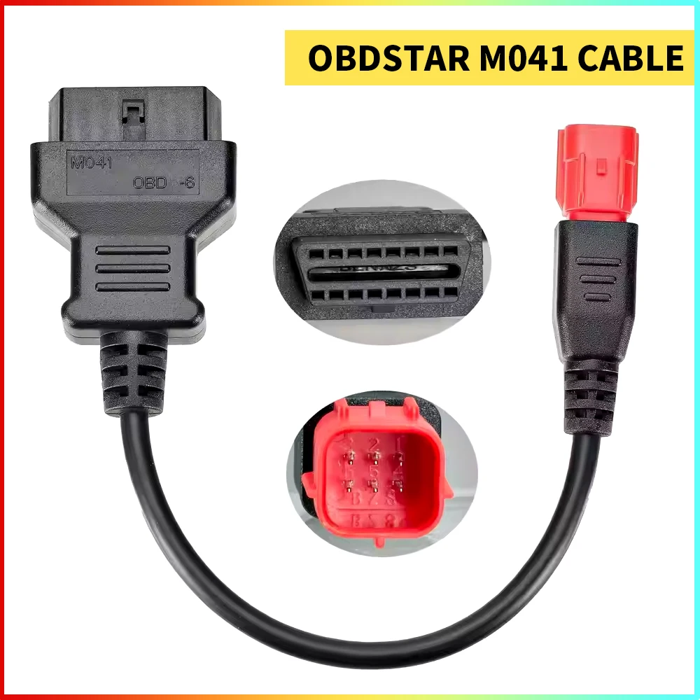 Фото Кабель OBDSTAR M041 для мотоциклов Ducati 2019 года выпуска и новее (Евро V) с функцией настройки приборной панели, совместимый с MS80, MS50, IScan и ODOMaster Tool. №2