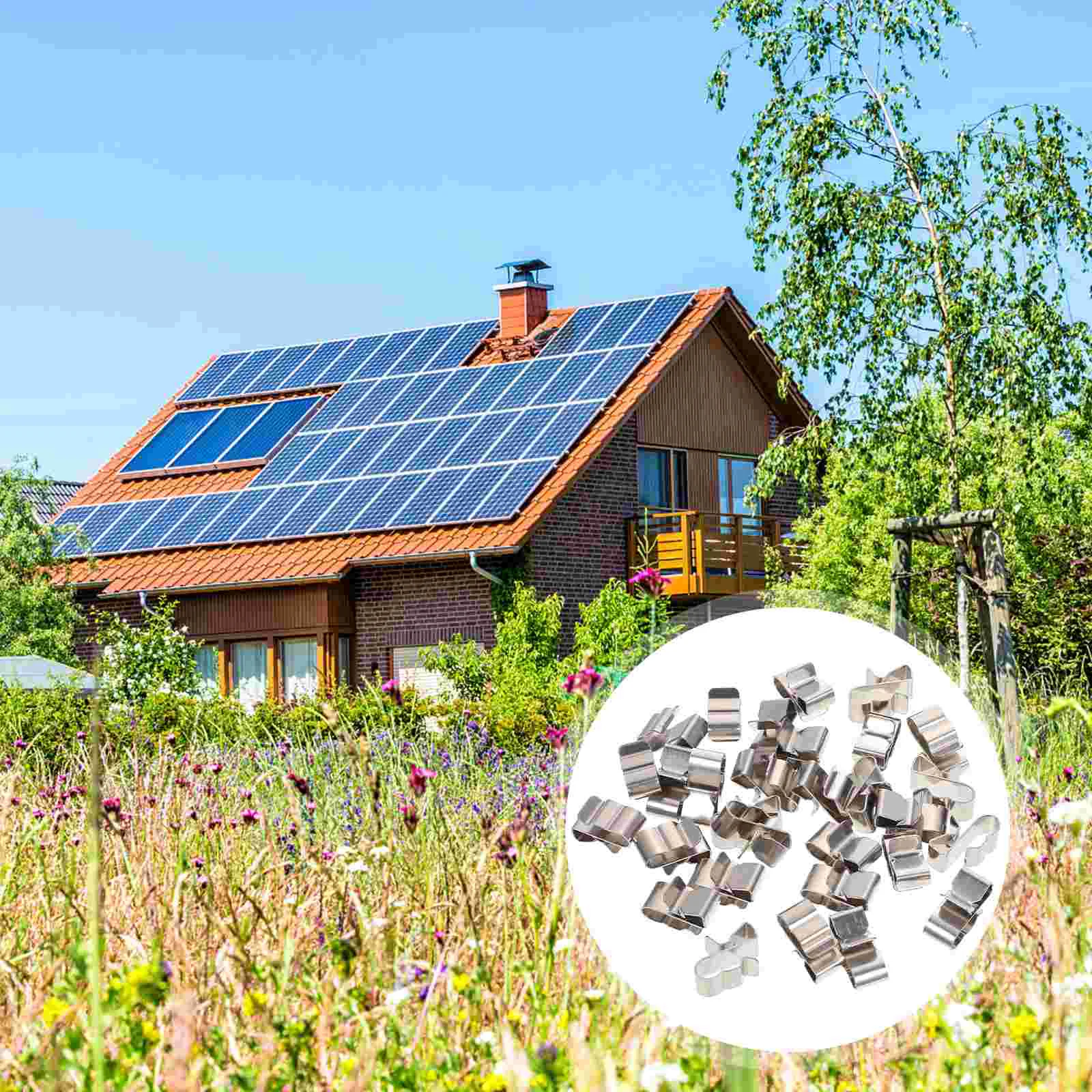 Кабель для фотоэлектрической панели из нержавеющей стали