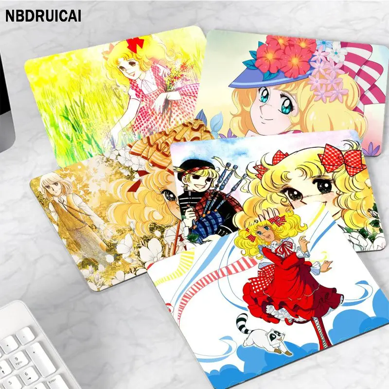 

Cartoon Women's Candy Candy Custom Skin Desktop Desk Mat Kawaii Gaming Accessories Students Writing Pad Deskpad Home Decor