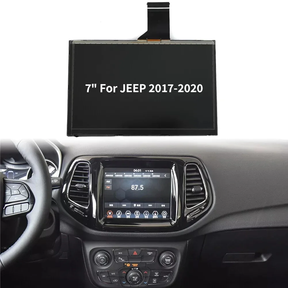 Для Jeep для Compass 2017 2020 7 ЖК-дисплей замена сенсорного экрана OEM-часть ACT3S5370FPC A1 E
