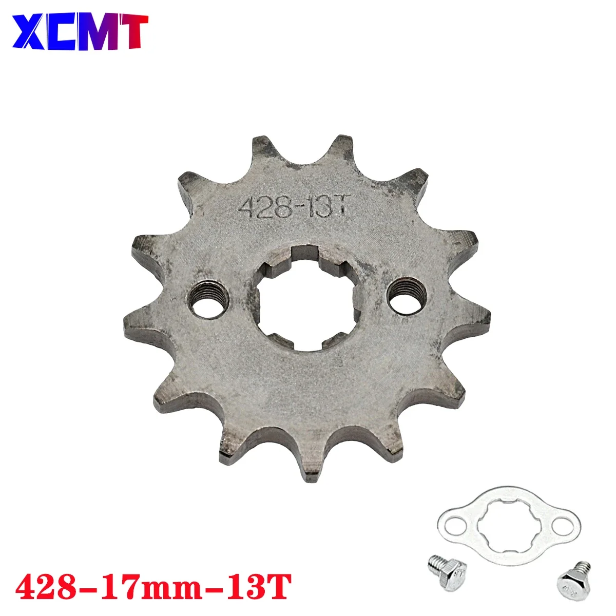 Передняя Звездочка двигателя цепь 428 17/мм 10t 11T 12t 13T 14T 15t 16t 17T 18t 19T зубцы для