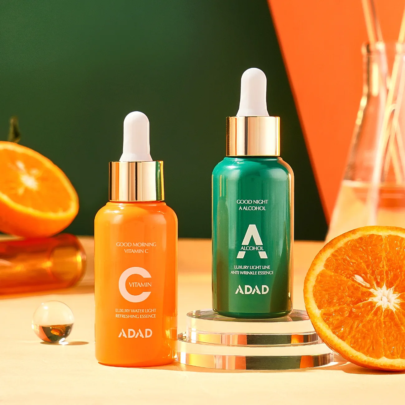 

Набор эссенций Adad Stay up Late, Антивозрастная восстанавливающая эссенция с прежним витамином C Late a