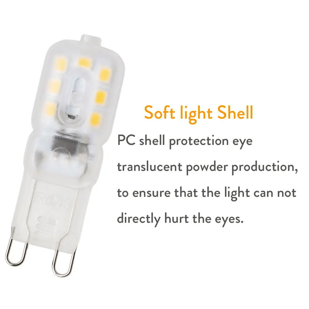 Светодиодная лампочка G9 3W 5W 2835SMD Мини - лампа для замены галогенной лампы 20W 30W