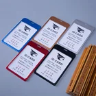 Бейдж из алюминиевого сплава для школьников, большой красочный держатель для удостоверения личности, для учеников школы