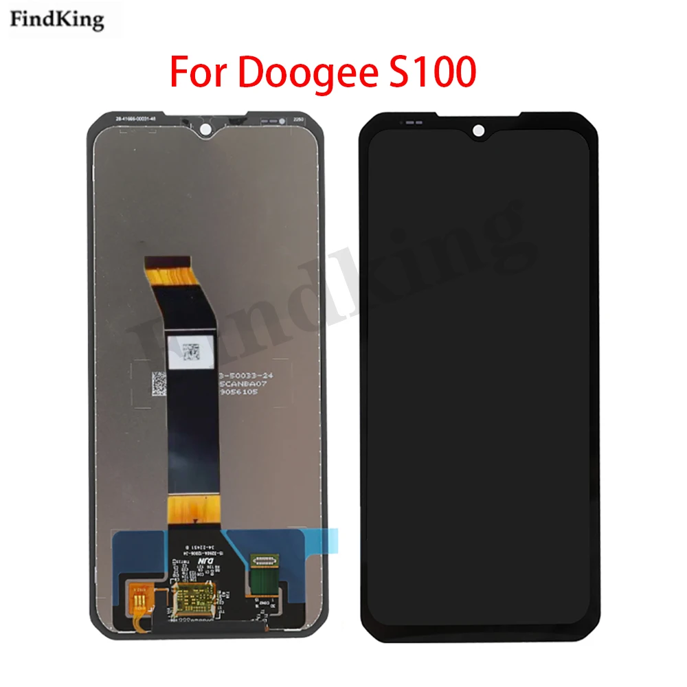 6,58 дюймовый ЖК-дисплей, сенсорный экран, дигитайзер Для Doogee S100, полный Дисплей в сборе, замена