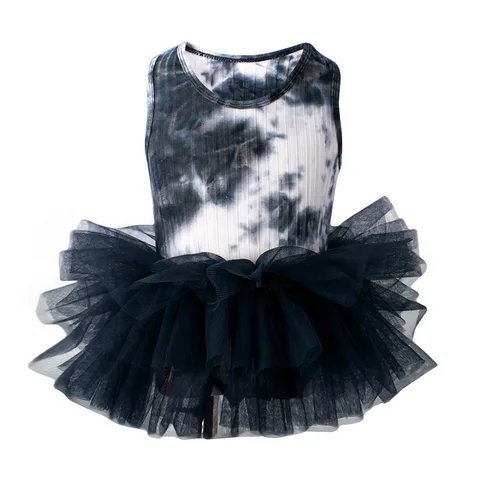 Фатиновое платье для маленьких девочек, Пышное Платье с длинным рукавом для малышей, Пышное Платье-пачка, черное леопардовое платье для вечеринки, Одежда для танцев