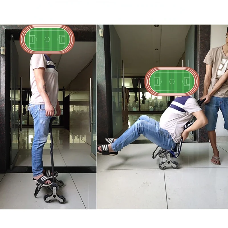 Тележка для покупок Tragbare Warenkorb Lagerung Tasche mit R идея Klapp Lager Robust Treppen Climbable некоторые AI