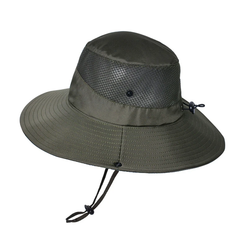 

Панама для активного отдыха для мужчин и женщин, дышащая шляпа с изогнутыми полями для защиты от солнца, для рыбалки, походов, летняя
