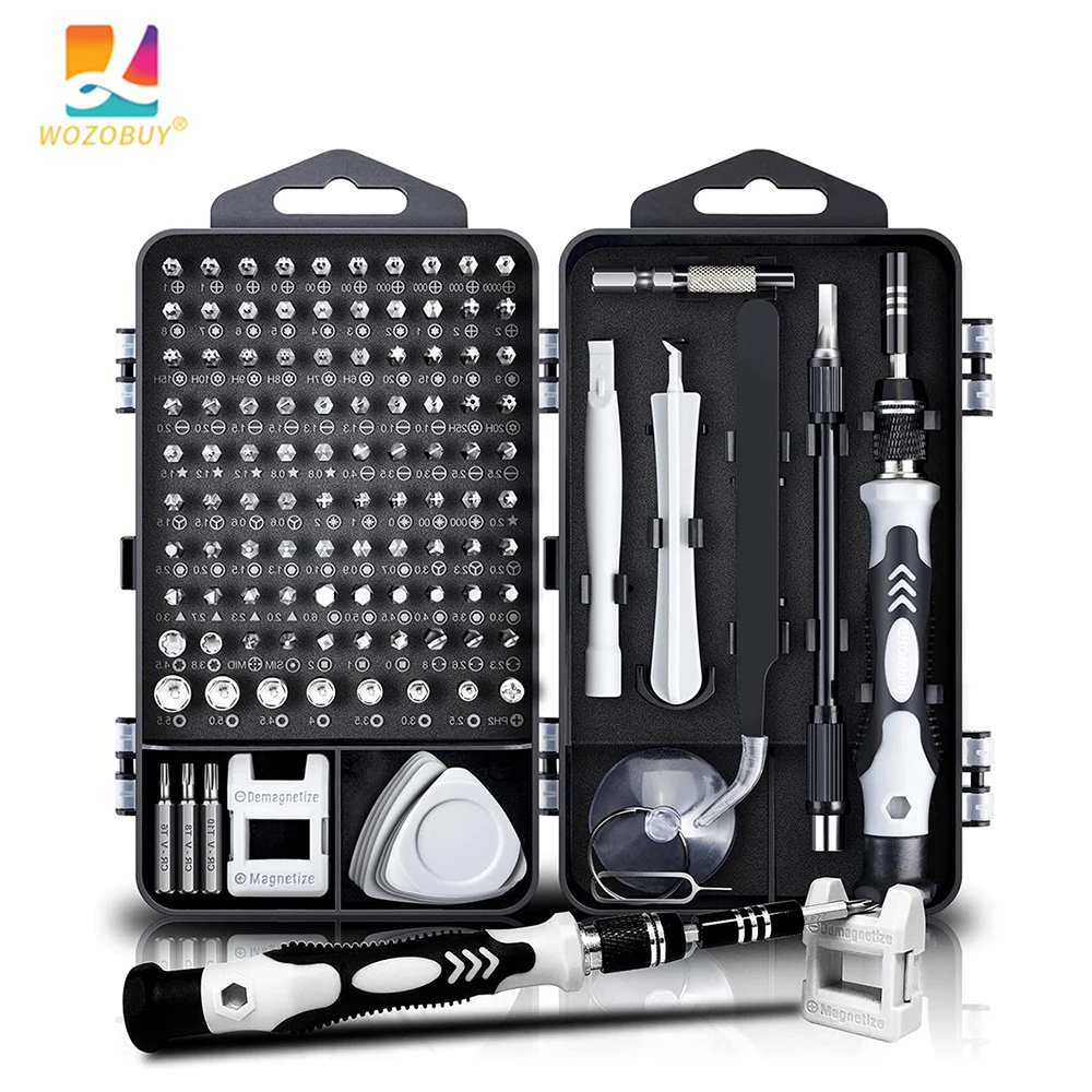 

140/138/122 in1 Magnetic Laptop Screwdriver Kit,Precision Screwdriver Set,Computer Repair Kit Hand Tools Hex Screw Driver Tool