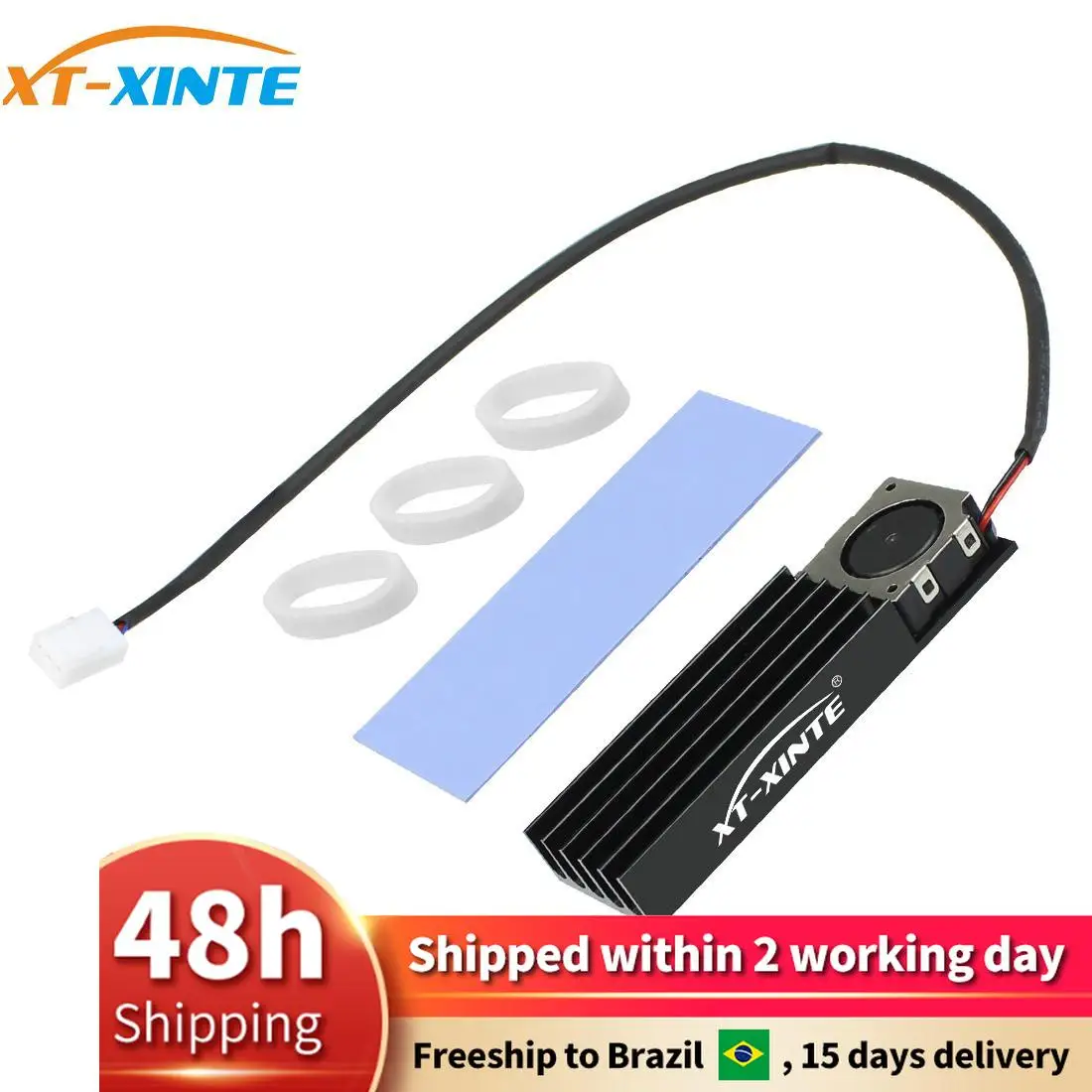 

Радиатор SSD XT-XINTE M.2 2280, радиатор для ПК, 5 в пост. Тока, 20 мм, 12 в пост. Тока, 3pin, для NVME m.2, PCIE, SATA