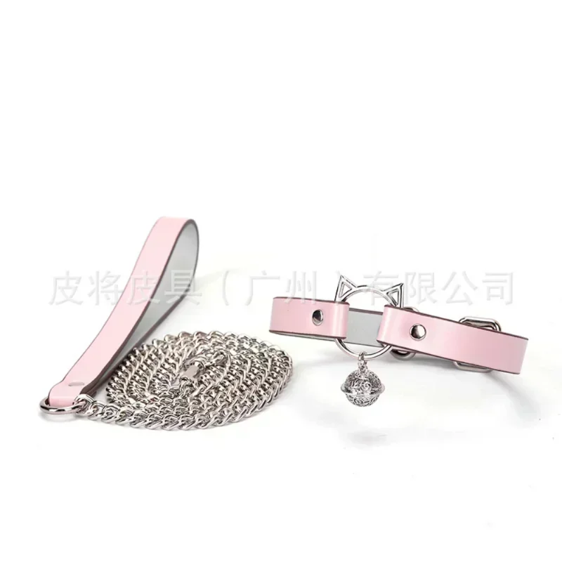 Сексуальные костюмы фетиш бондаж кожаная кошачья Шея флирт эротические