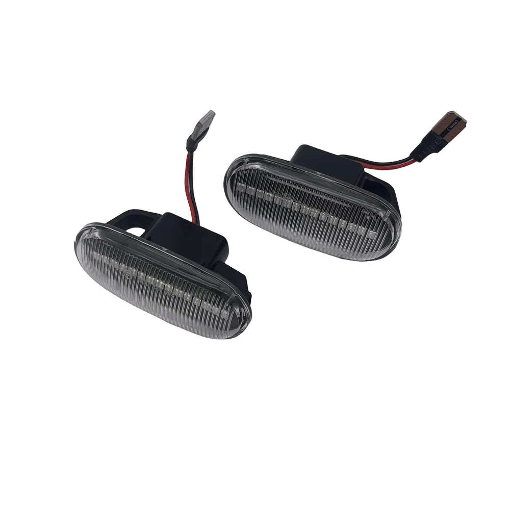 2 шт. светодиодные динамические указатели поворота боковые габаритные фонари для
