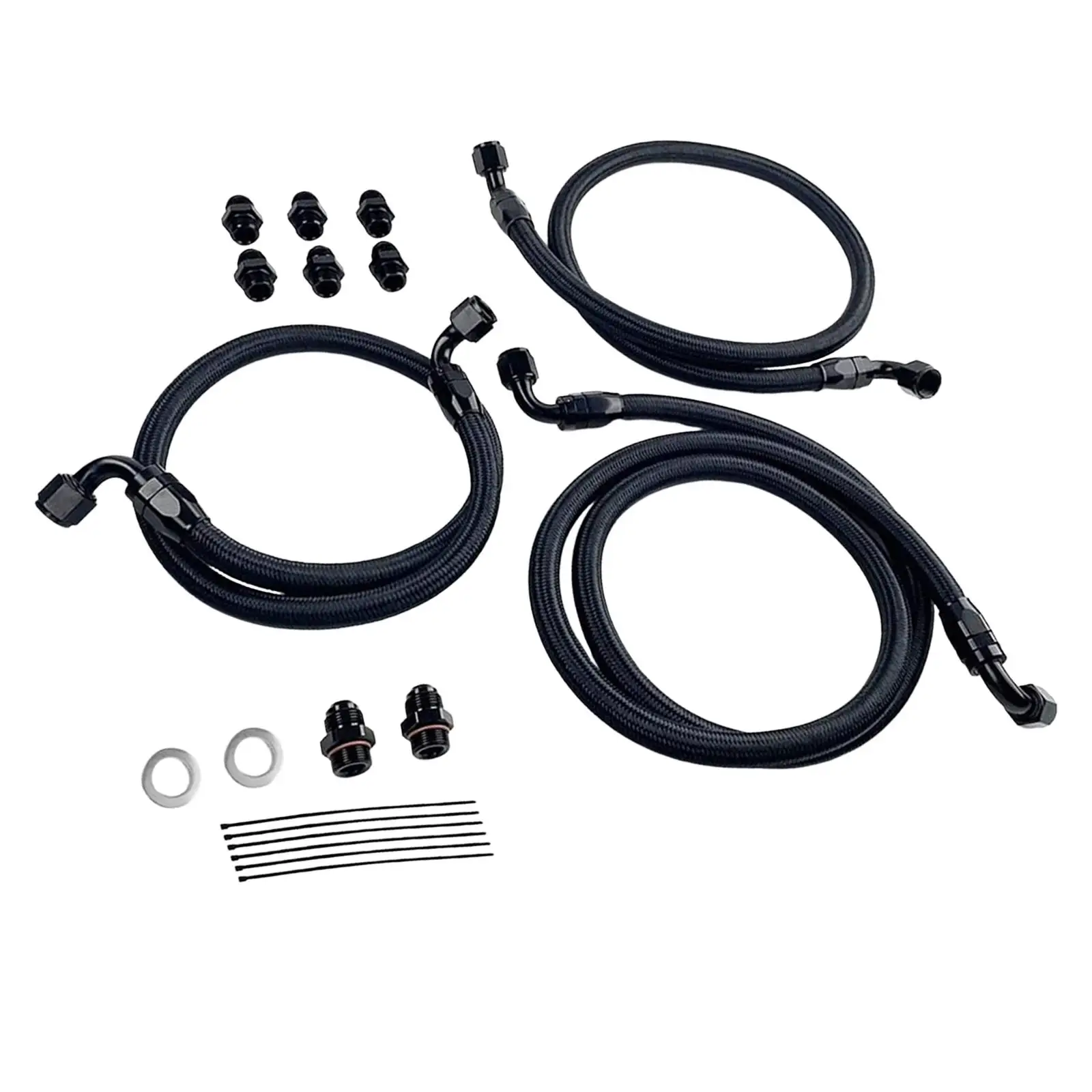 

Transmission Cooler Hose Line Kit Prevent Leaks Professional Durable Accessories Replaces for Chevy 2500 3500 2006 to 2010