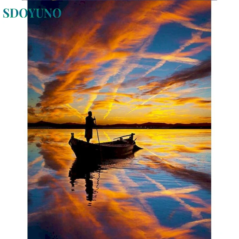 

Набор для рисования по номерам на холсте, с рамкой