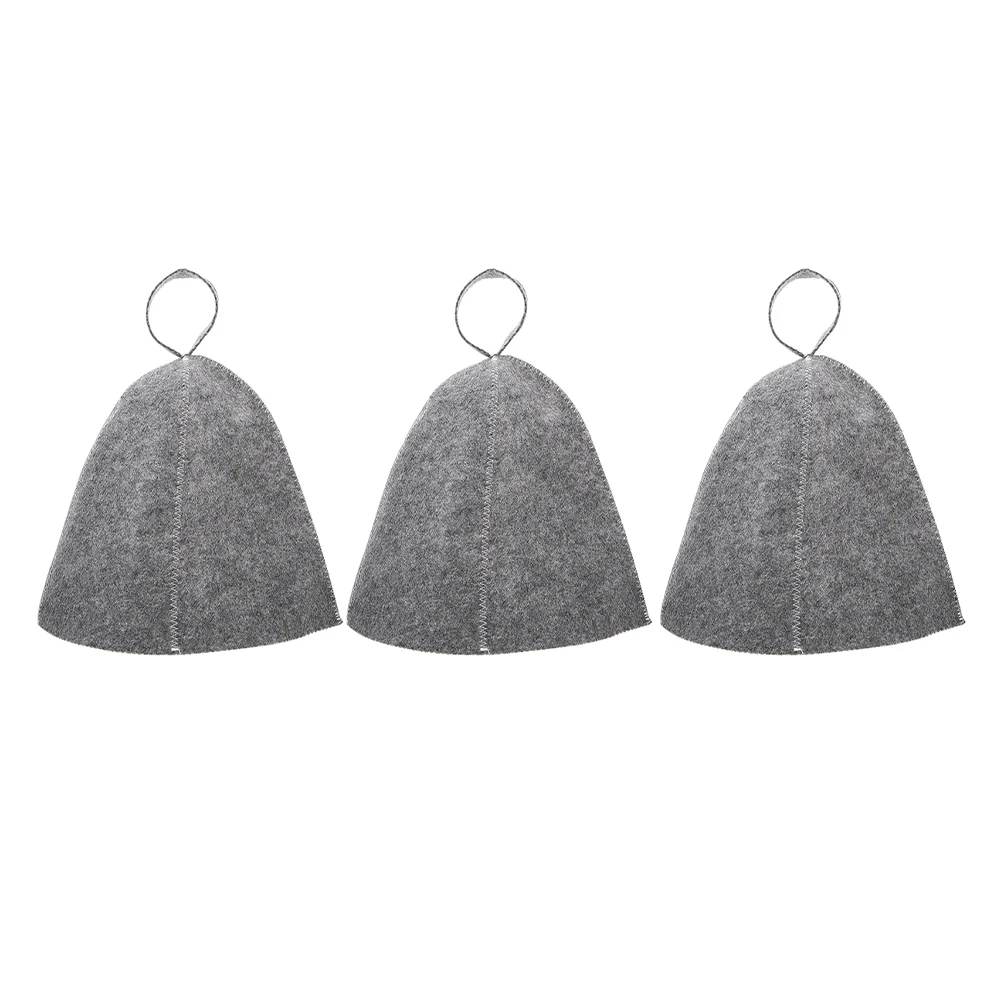 

Sauna Hat Bath Hair Cap Felt Shower Caps Hats Men Spa Wool Accessories Women Head Banya Bathing Bucket Natural Russian House