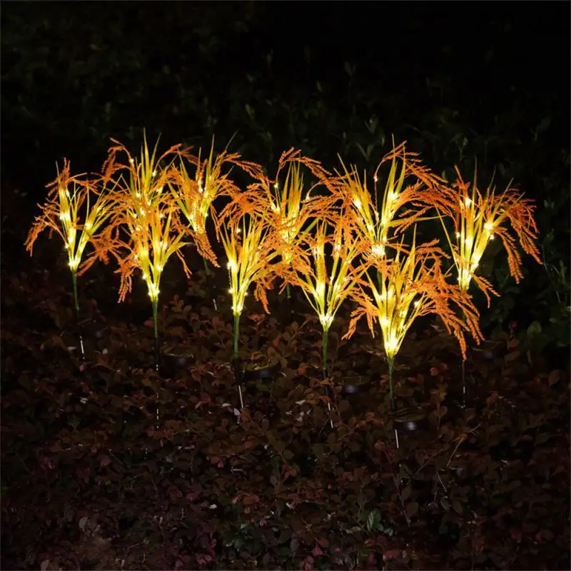 

Светодиодная лампа с солнечной батареей, наружная лампа для украшения сада и овощей, для газона, загородного домика, двора, IP65