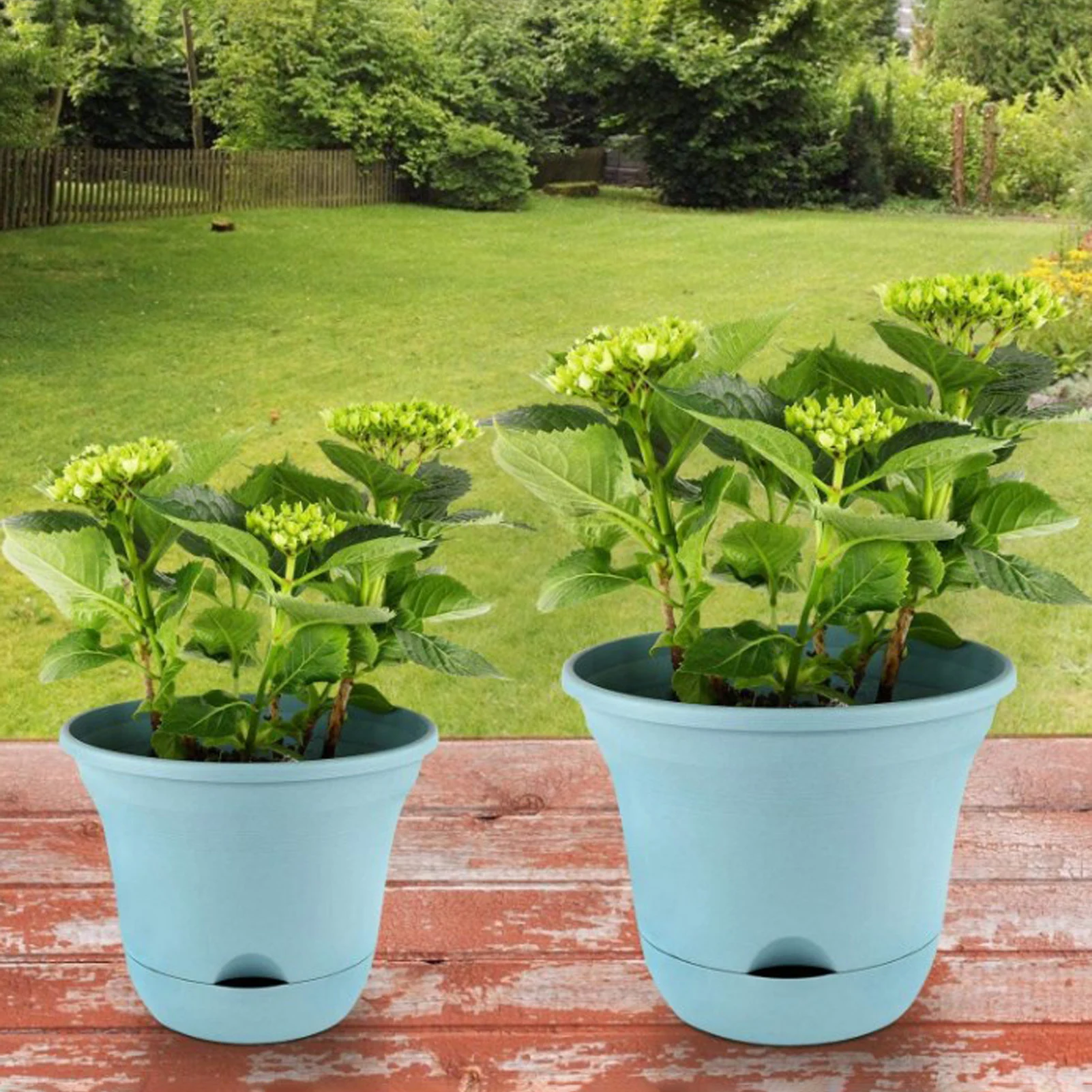 

Self Watering Planters Long-Term Water Storage Plant Pot Deep Reservoir Planter Pot for House Plants Flower Herb Home Decoration