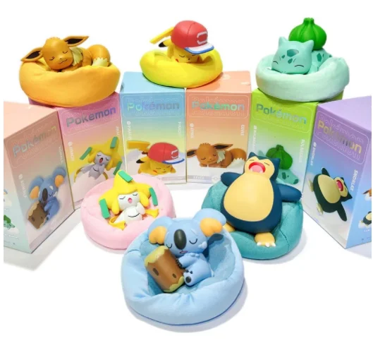 

Kawaii Riman Cure Pokémon Handmade Pikachu Eevee Venusaur Snorlax Mewtwo Gift Doll Car Ornament Toy