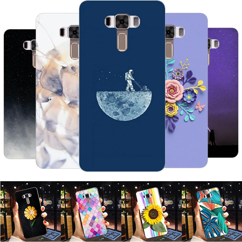 SCOCCA VETRO COVER ASUS ZENFONE 3 ZE520KL BACK Z017D Z017DA POSTERIORE