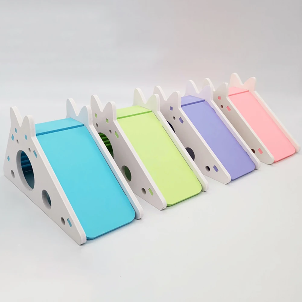 cute mini wooden hamster house staircase chinchillas guinea pig nest bed for small pets small pets cage toys hamster accessories free global shipping