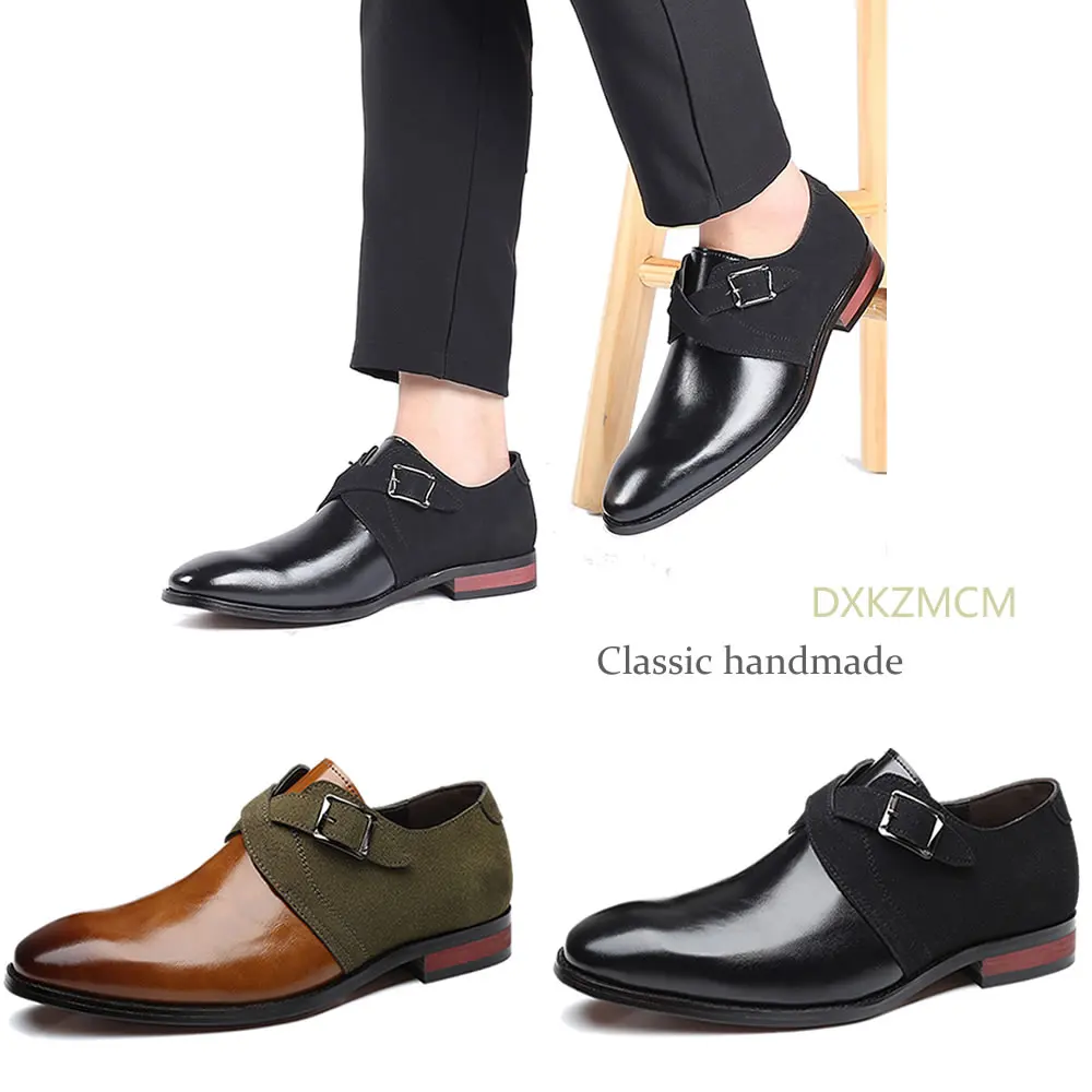 

Leather Dress Shoes Men Shoes for Offical Business Casual Shoes Gentleman Formal for Wedding Party