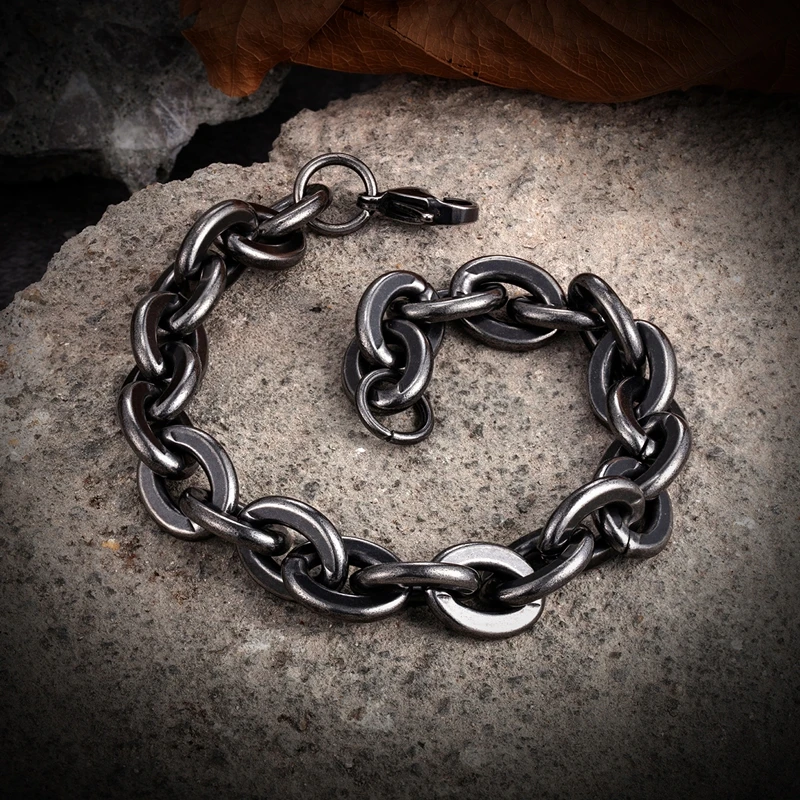 MKENDN высококачественные мужские браслеты из нержавеющей стали креативные Ретро