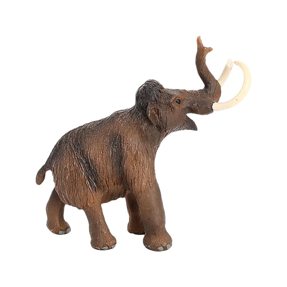 

Woolly Mammoth Plastic Models PVC Statue Toy Wildlife Simulation Animal Child Mini
