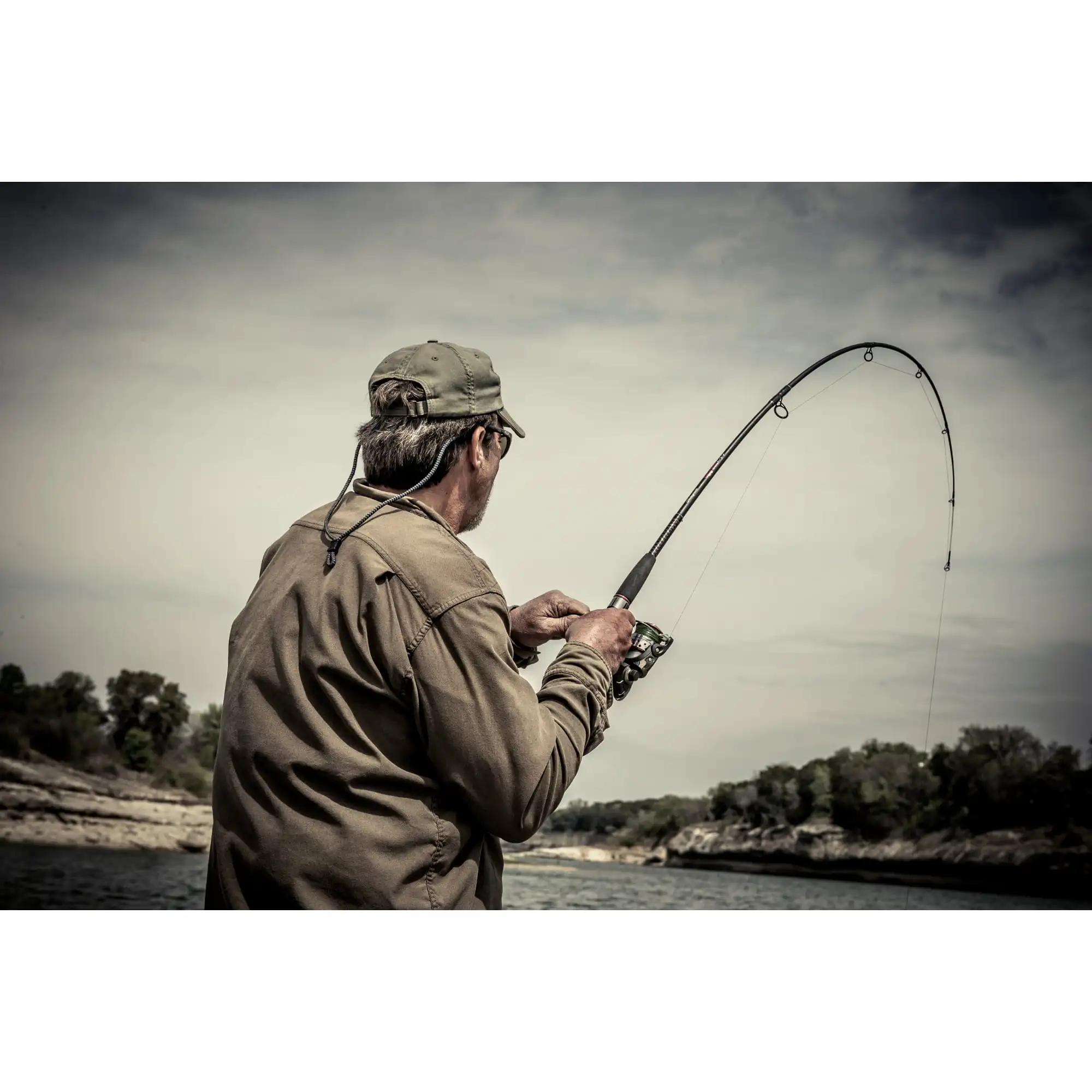 7’6” Walleye Round Fishing Rod and Reel Combo enlarge