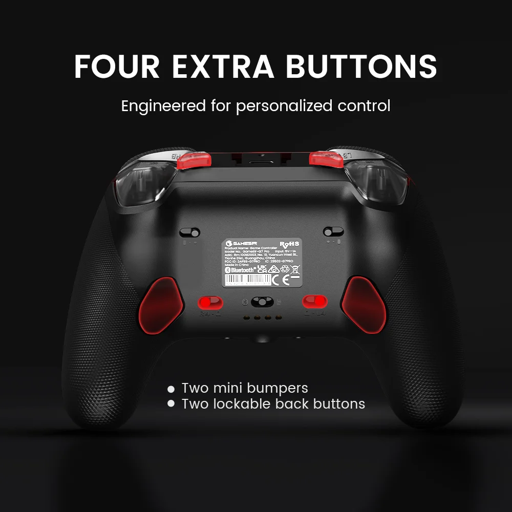 Фото Игровой контроллер GameSir G7 Pro Xbox Проводной беспроводной геймпад с зарядной док-станцией для Xbox Series X S Xbox One PC Steam Android №4
