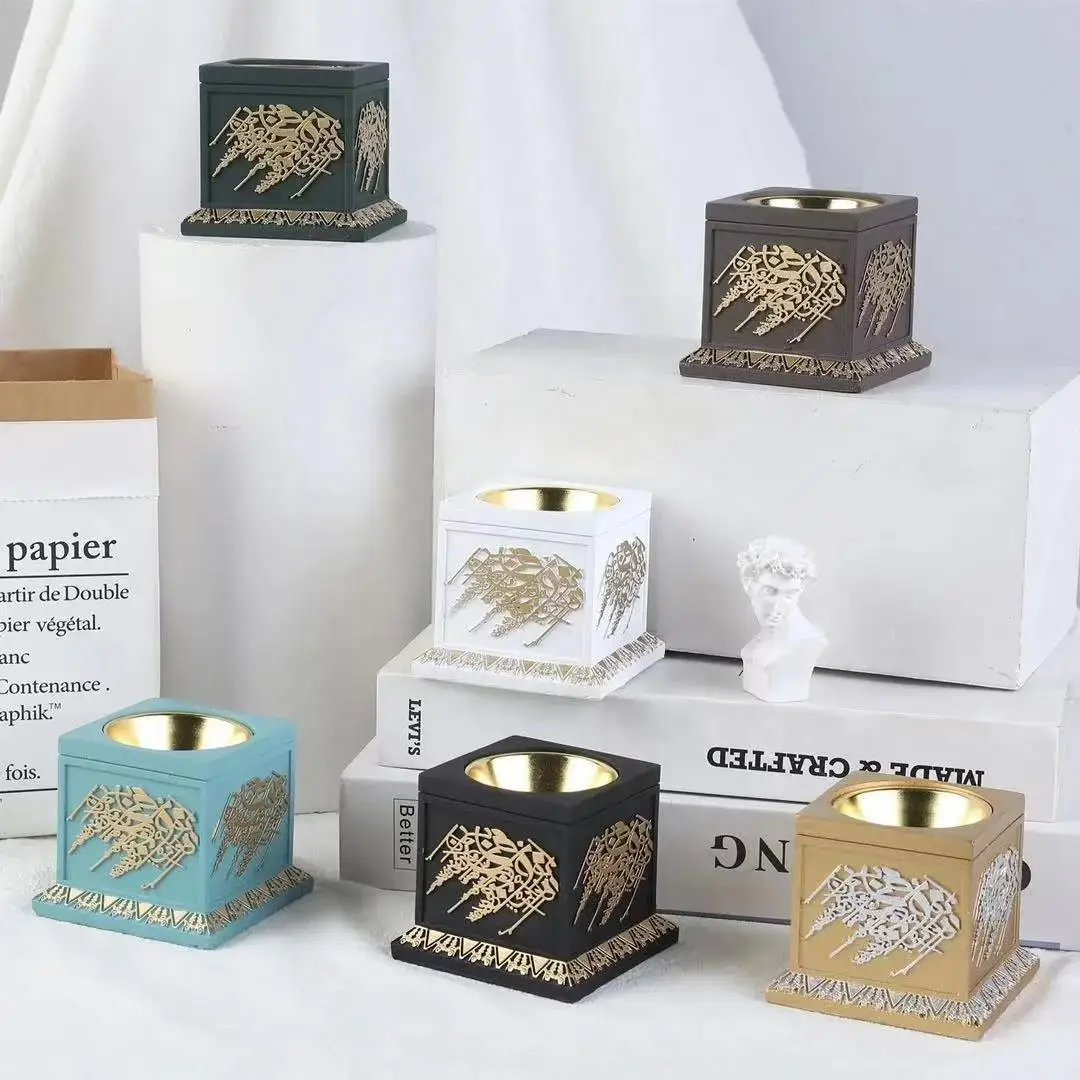 Мини-курильница в стиле Саудовской Аравии квадратная лампа для украшения дома