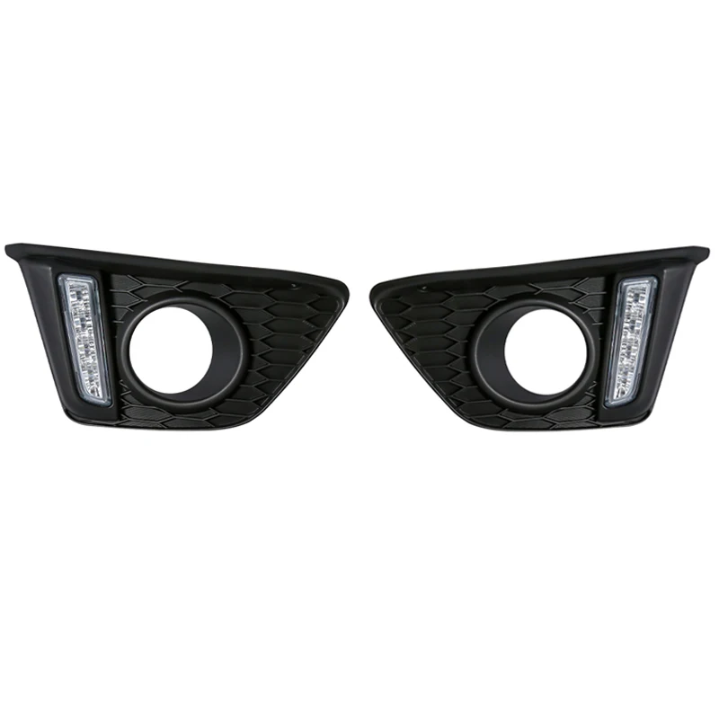 

Honda Fit JAZZ 2014-2017 Светодиодные Противотуманные Фары DRL Дневные Ходовые Огни С Релейной Проводкой, Бампер