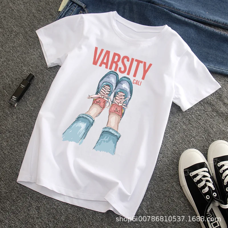 

14012 Men's T-Shirts Summer Short Sleeve t shirt men Simple creative design line cross Print cotton Brand shirts Men Top Tees