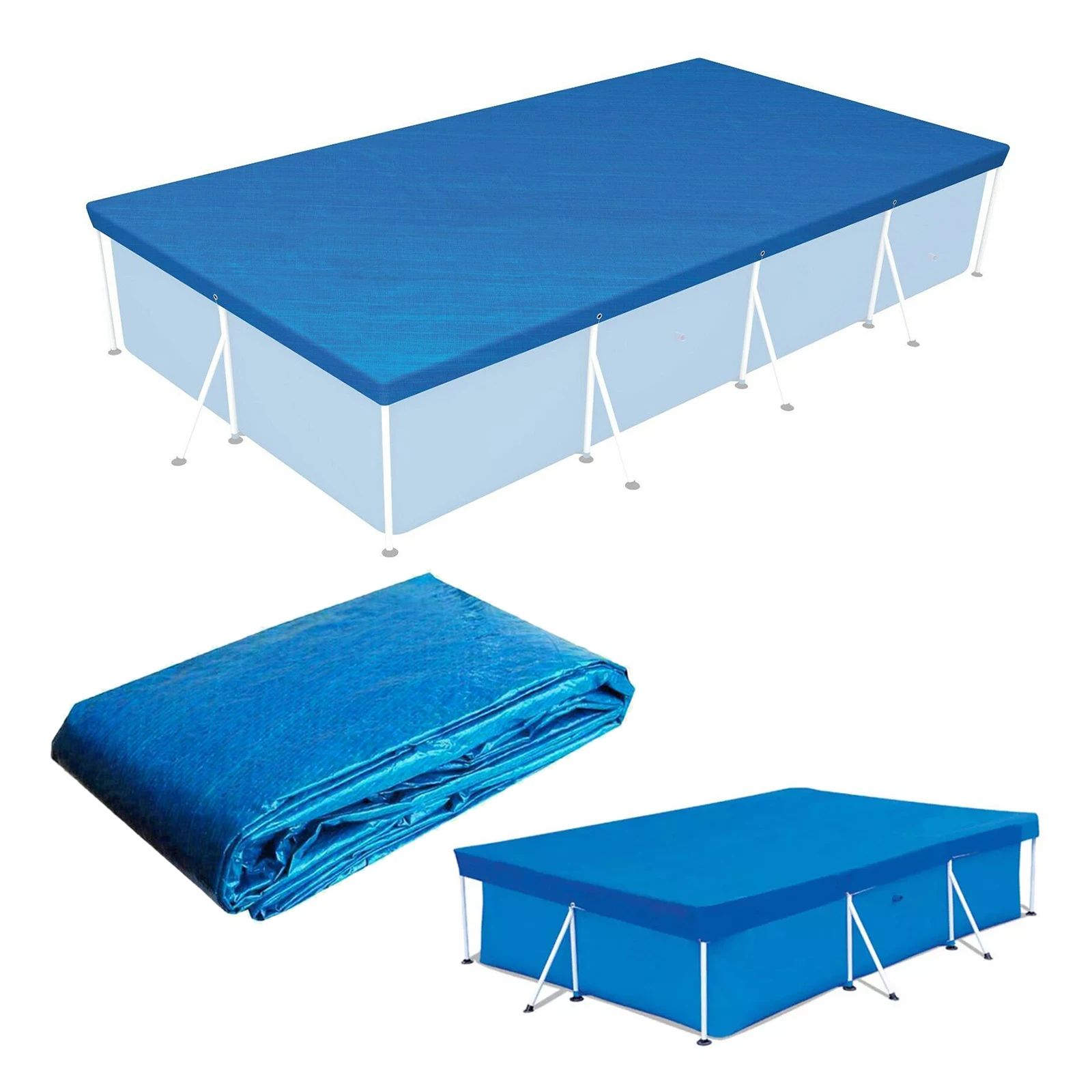 

1 pc Swimming pool cover cloth Dustproof Waterproof rain cloth pool Accessories for Square pool Outdoor Villa Garden Pool