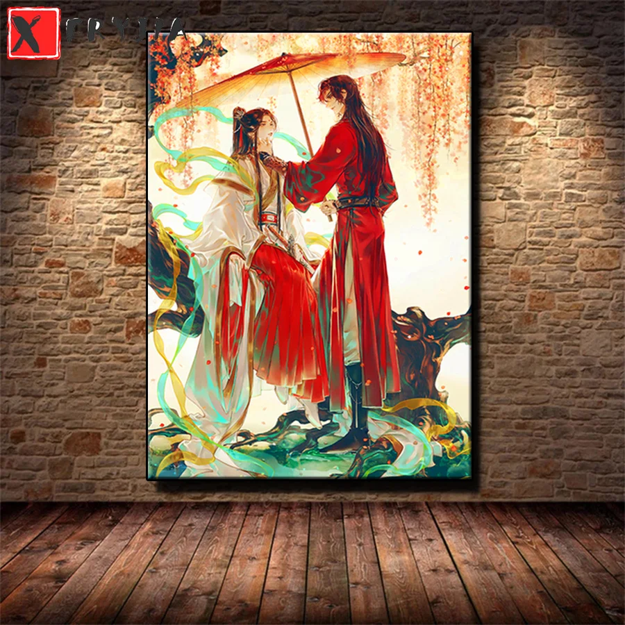 

Full square Round drill Animation Cartoon Art Tian Guan Ci Fu Diamond embroidery 5D DIY diamond Painting Cross Stitch Mosaic