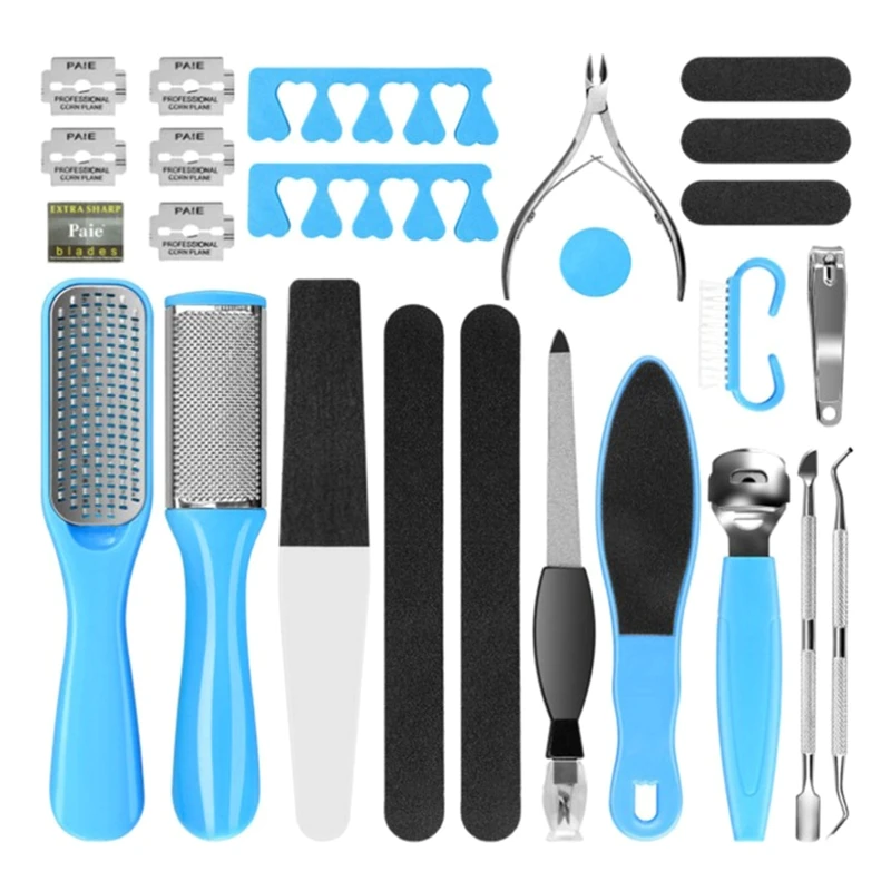 

Профессиональная пилка для ног из нержавеющей стали, набор для педикюра, средство для удаления огрубевшей кожи и мозолей, набор инструменто...