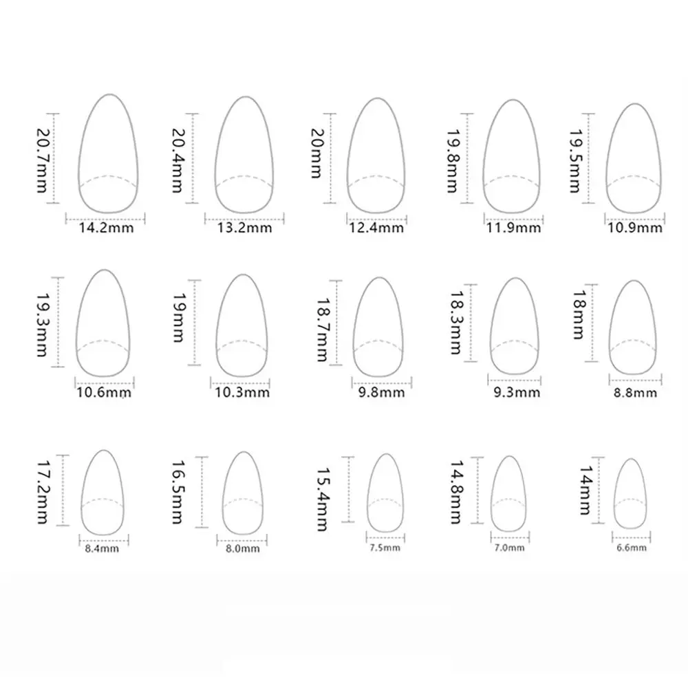 24/30 шт. искусственные ногти с искусственным жемчугом