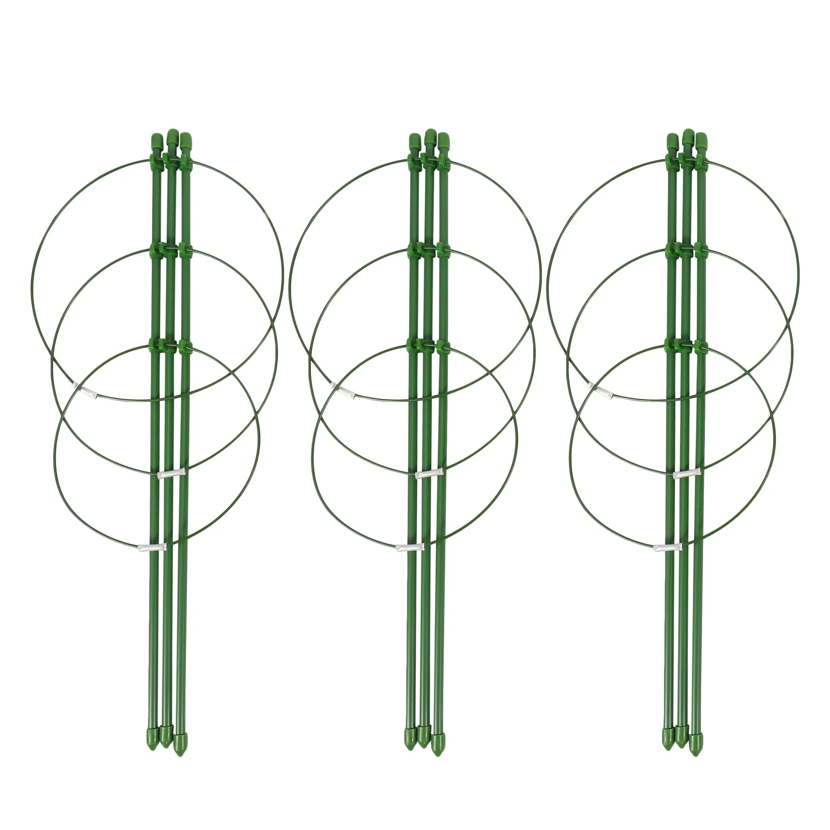

Climbing Plants Support Garden Trellis Flowers Tomato Cages Stand Set Of 3 Pack