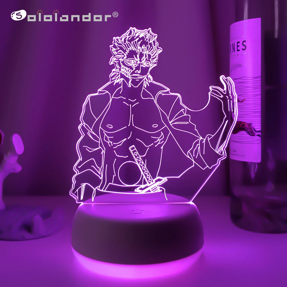 

Anime Bleach Grimmjow Jaegerjaquez Led Night Light for Bedroom Decor Night Lamp Bleach Gift Acrylic Neon 3d Lamp Grimmjow